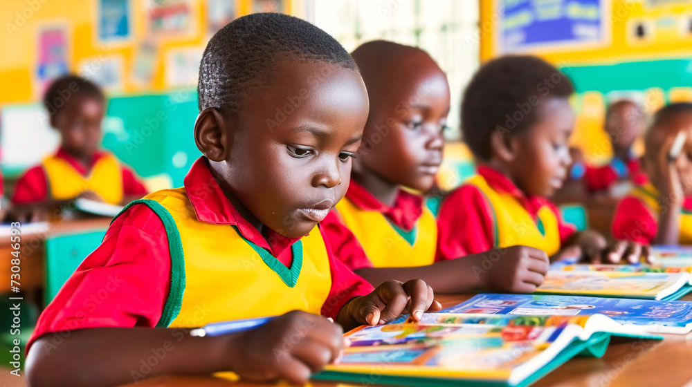 Community literacy session in Kpelle town